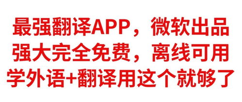 最強(qiáng)學(xué)習(xí)翻譯助手 微軟出品，完全免費，離線可用